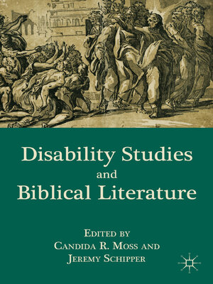 cover image of Disability Studies and Biblical Literature